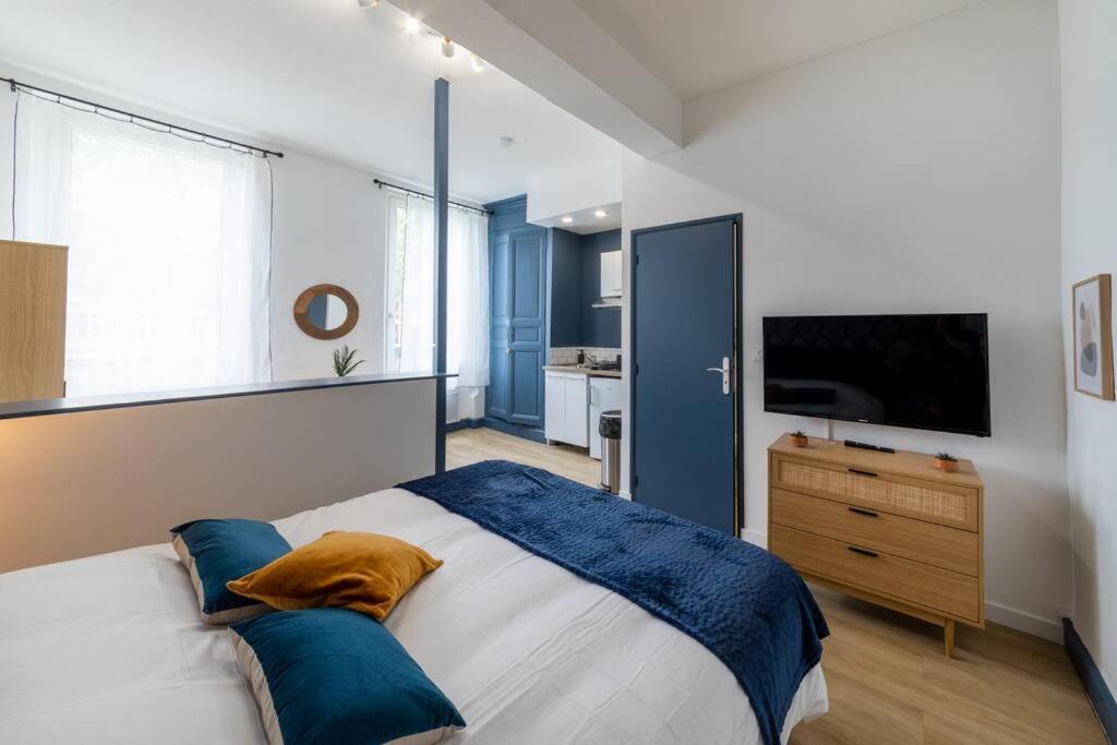 L'Elegant, Charmant Studio Hyper Centre Gare 800M Ажан Екстериор снимка